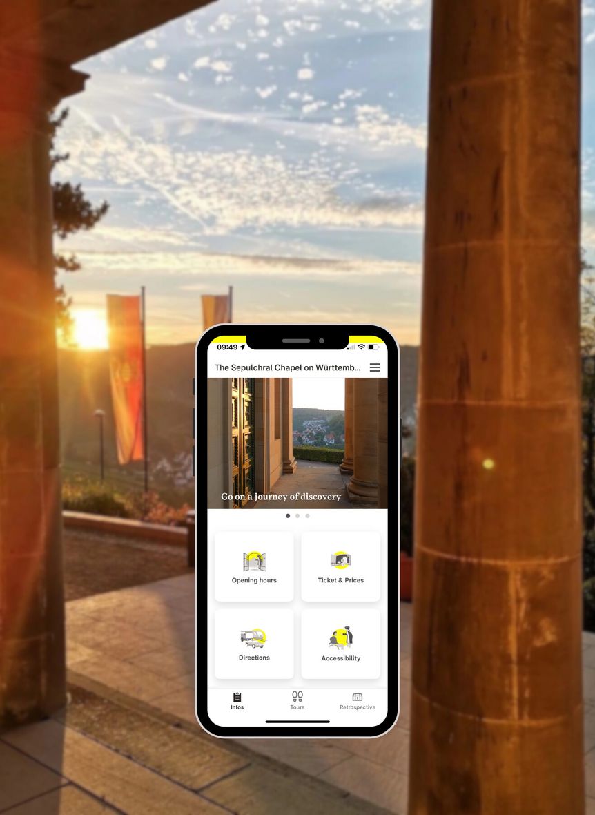 Sepulchral Chapel on Württemberg Hill, discovery tour starting page