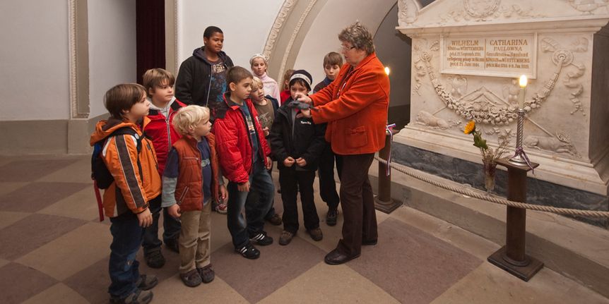 Kinderführung in der Grabkapelle