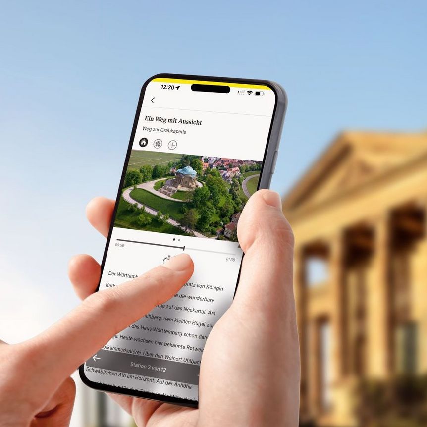 Grabkapelle auf dem Württemberg, App „Monument BW“