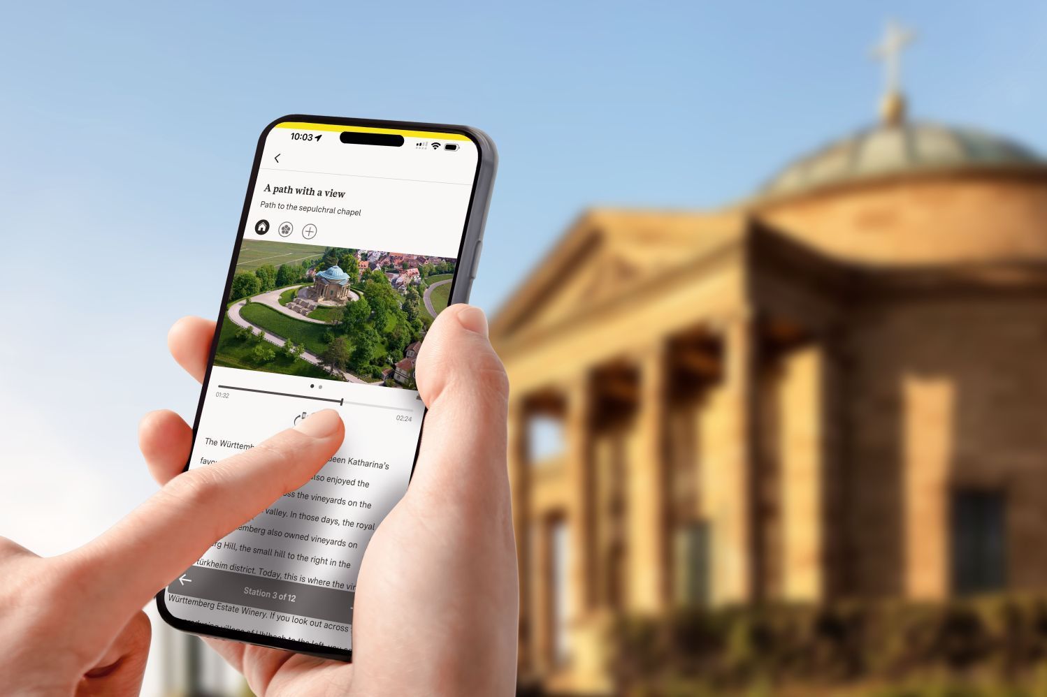 The Sepulchral Chapel on Württemberg Hill, Monument BW app