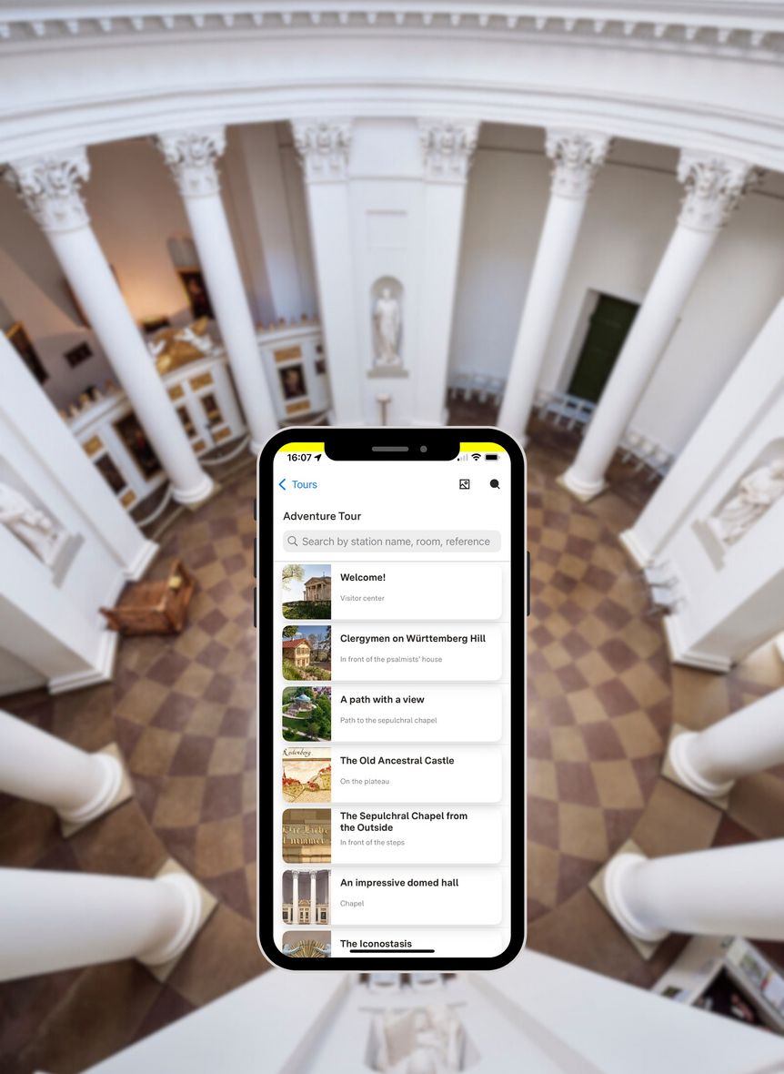 Sepulchral Chapel on Württemberg Hill, discovery tour overview