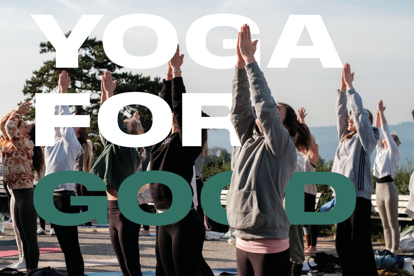 Grabkapelle auf dem Württemberg, Event, Yoga for Good, Werbebanner