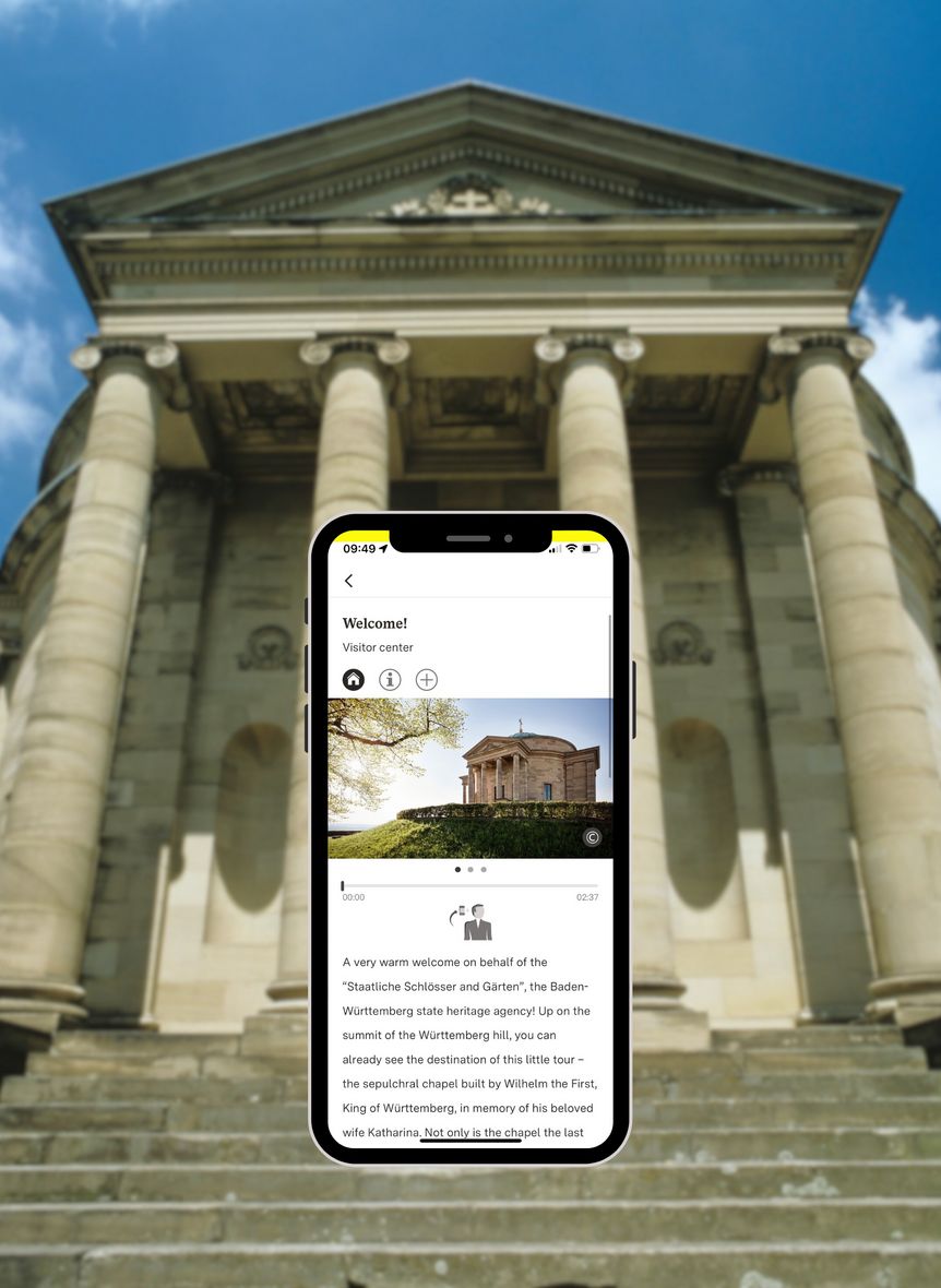 Sepulchral Chapel on Württemberg Hill, discovery tour substation