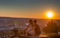 Foto: Staatliche Schlösser und Gärten Baden-Württemberg, Oliver Bürkle Grabkapelle auf dem Württemberg, Event, Abend auf den Stufen 2019